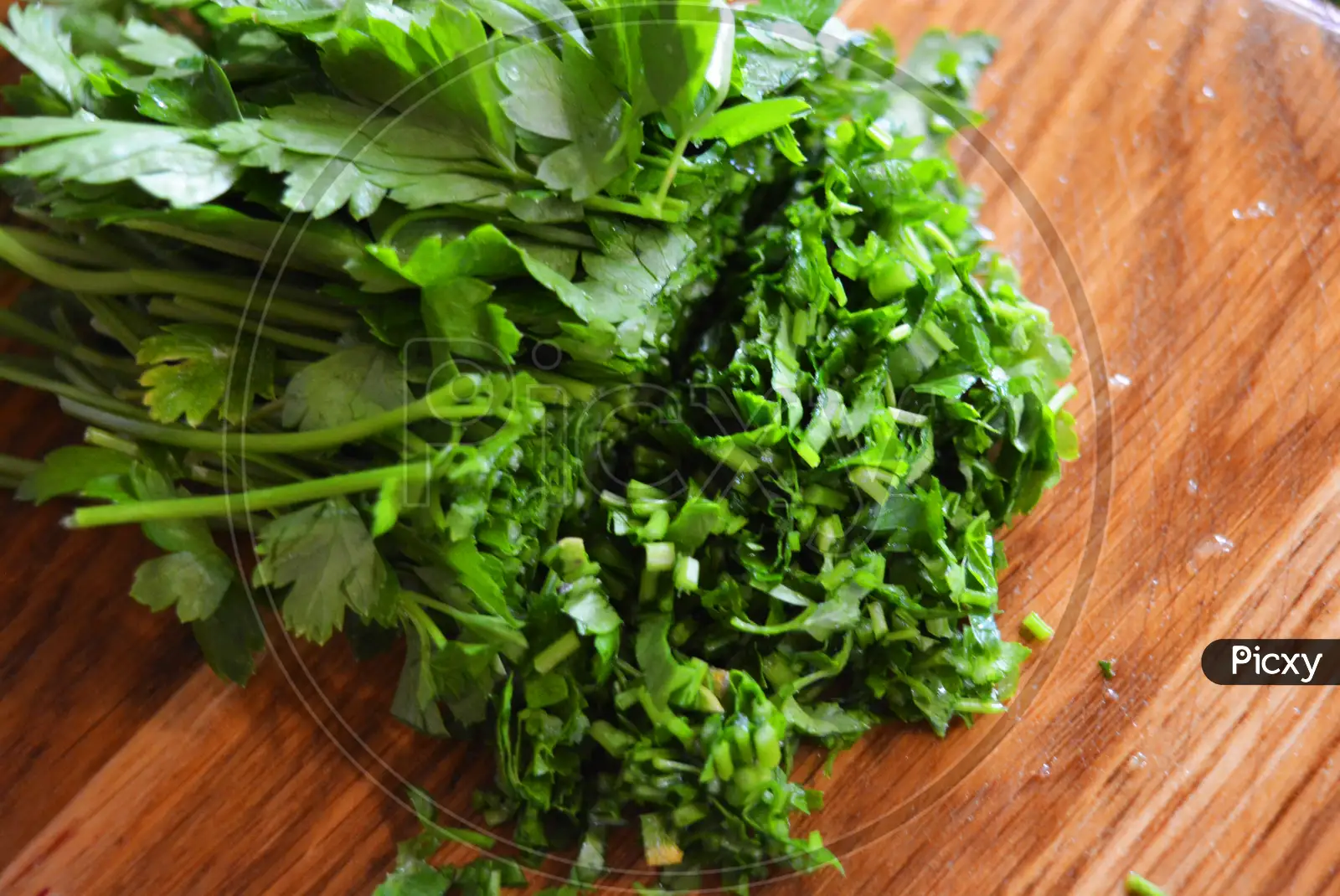 Fresh Parsley Washing Greens Salad Tosser Stock Photo 2346865353