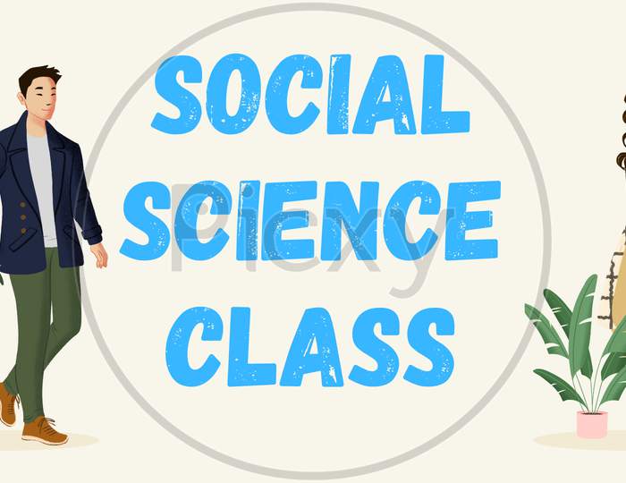 Social science class logo graphic design