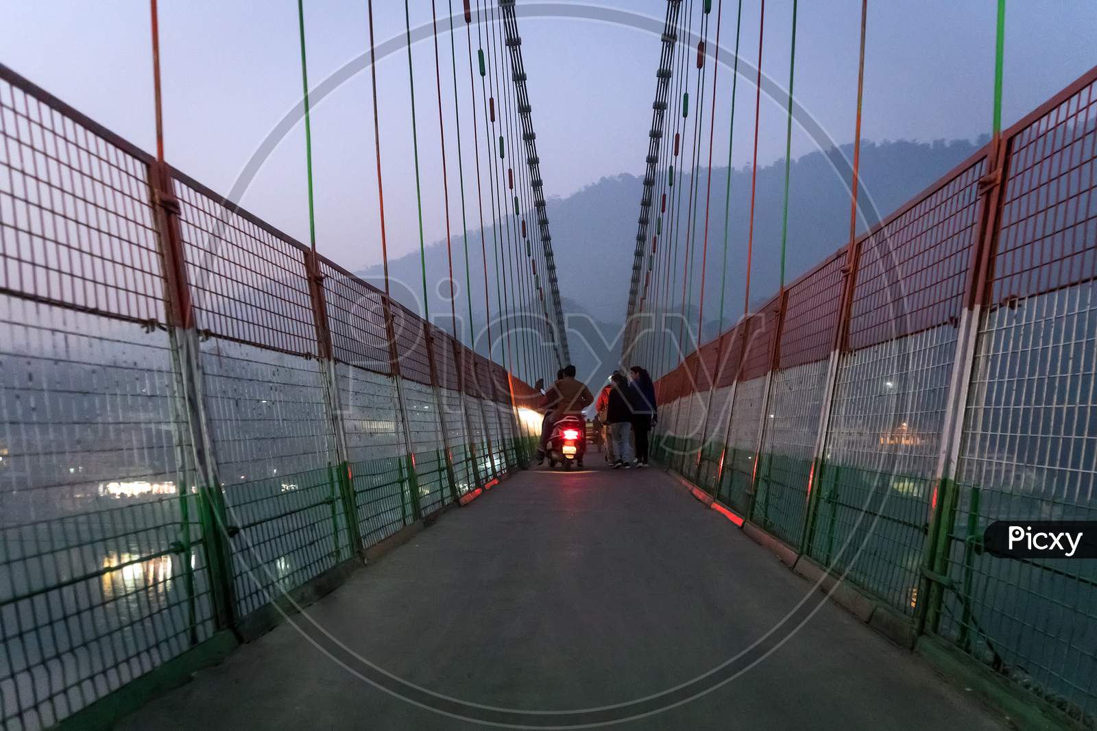 Lakshman Jhula Is An Iron Suspension Bridge Situated