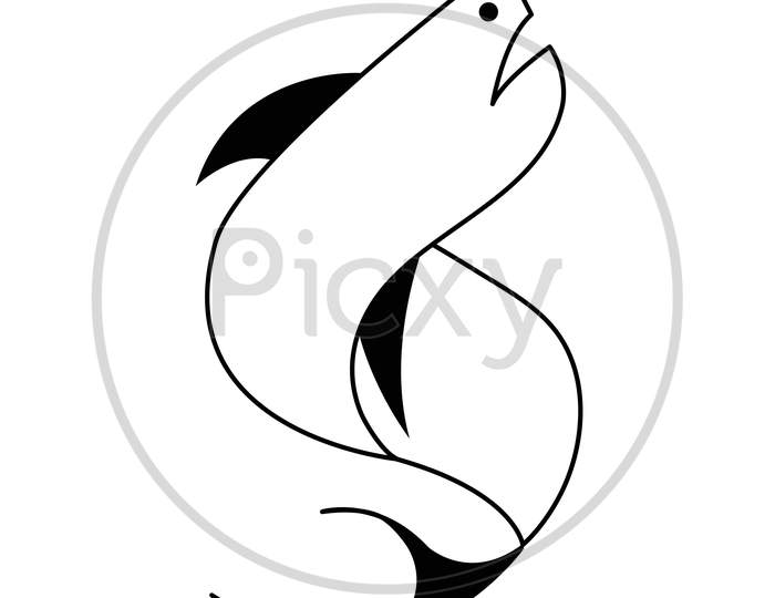 Fish background Illustration.