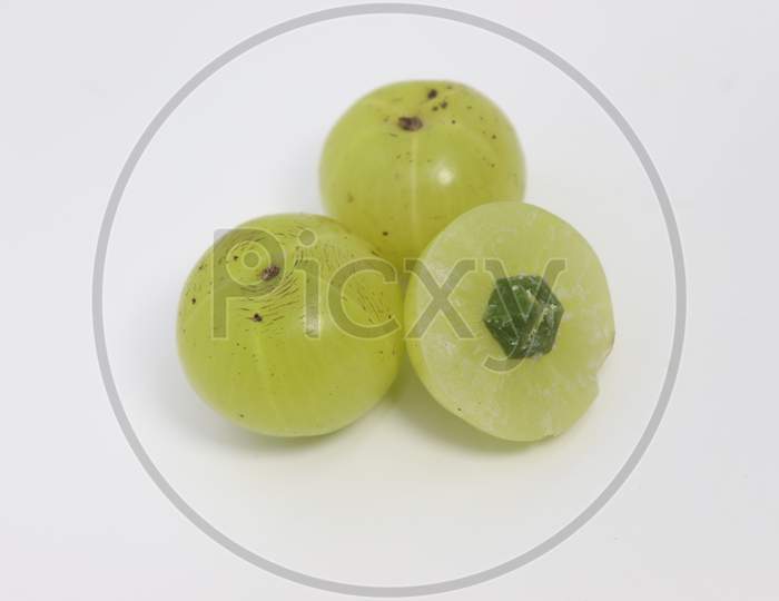 Tasty And Healthy Gooseberry Closeup