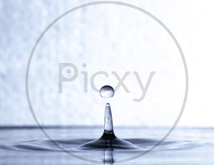 Water Droplets Freezing Motion