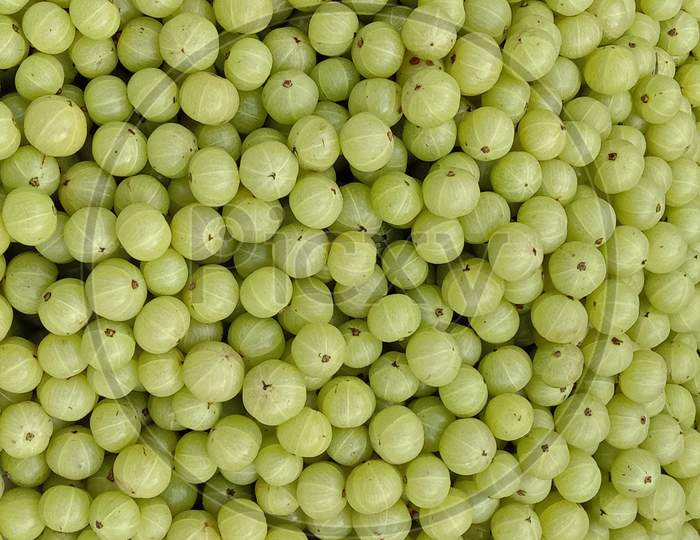 Tasty And Healthy Gooseberry Stock