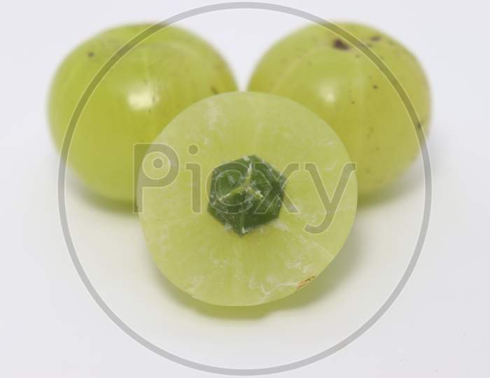 Tasty And Healthy Gooseberry Closeup