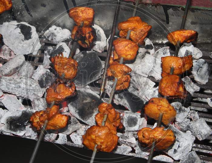 Firing coal chicken