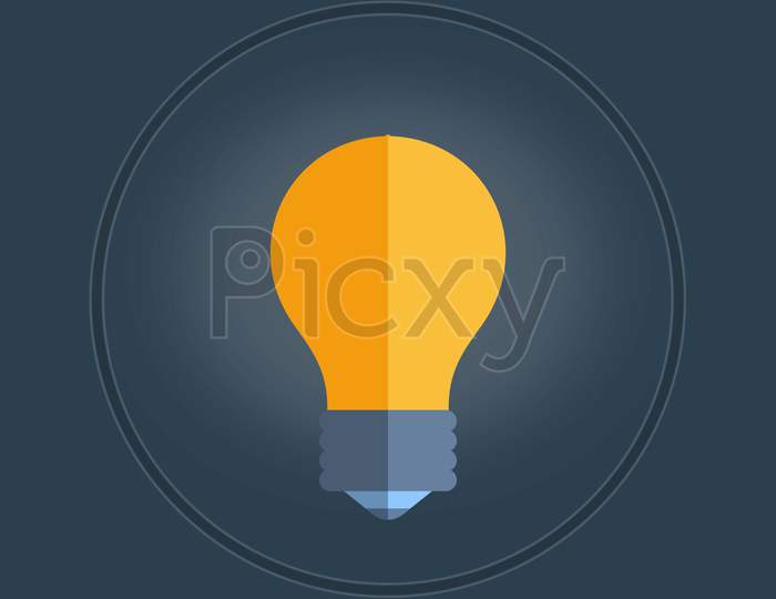 Simple Lightbulb Illustration