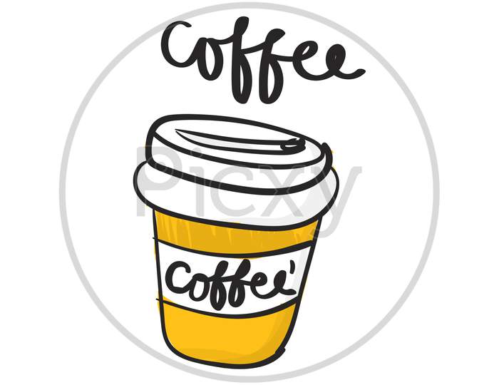 Disposable Coffee Mug Vector Icon