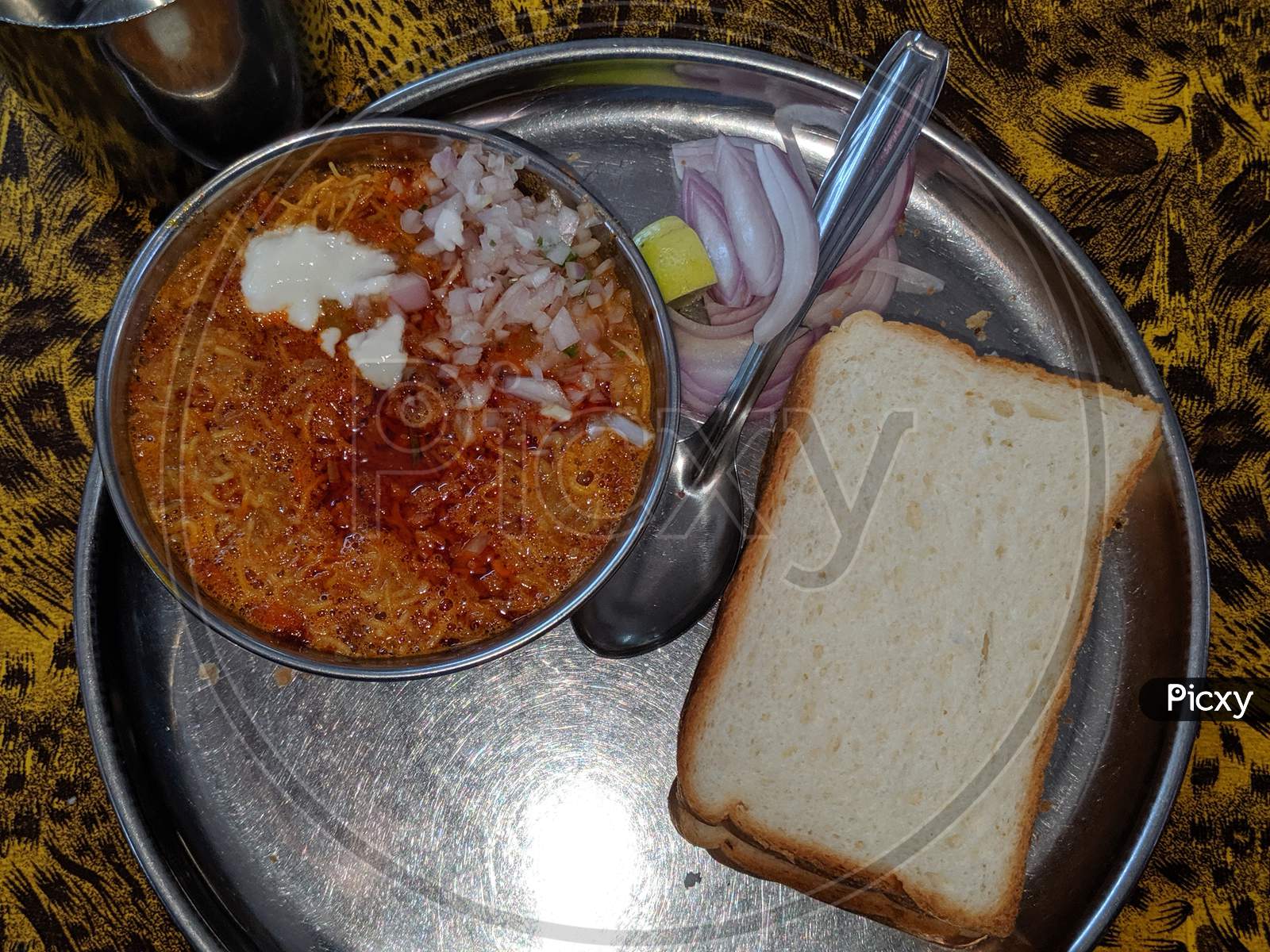 Maharashtrian cuisine -Misal pav.