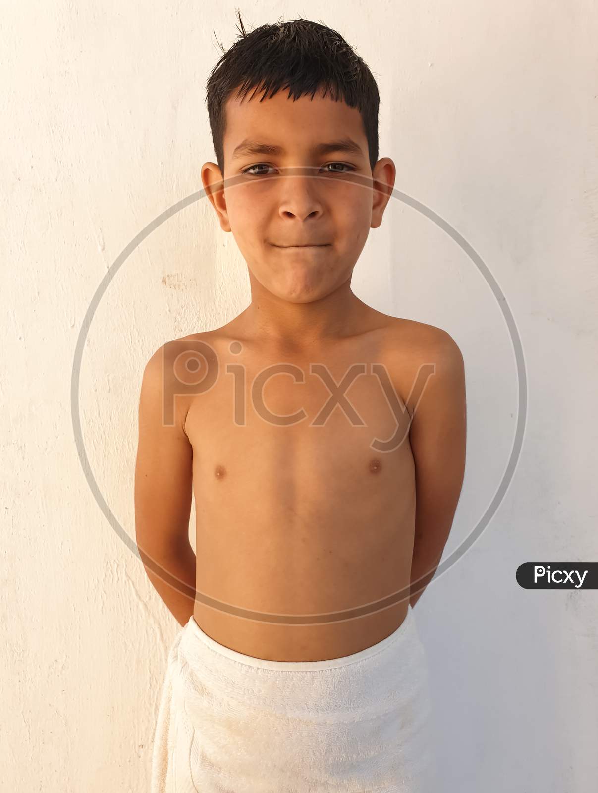 little kid with six pack