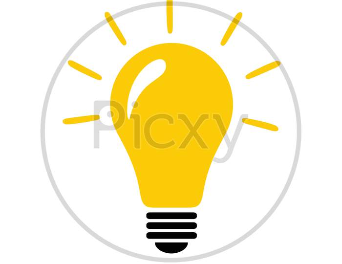 Electricity light ideas logo