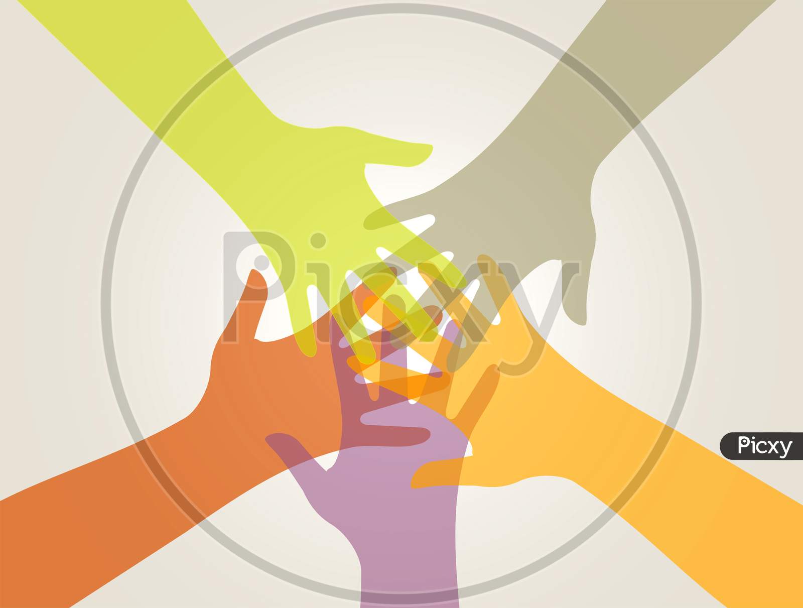 Support And Union - Partnership Concept With Hands