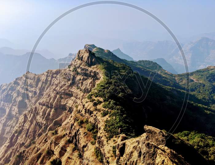 Sahyadri hill ranges in Maharashtra,India.