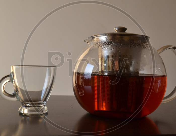 Tea Cup and kettle