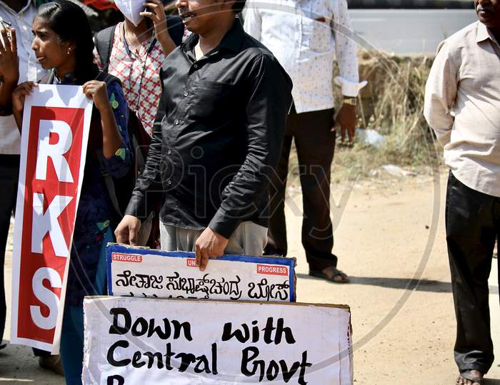 Farmers protests in Karnataka.