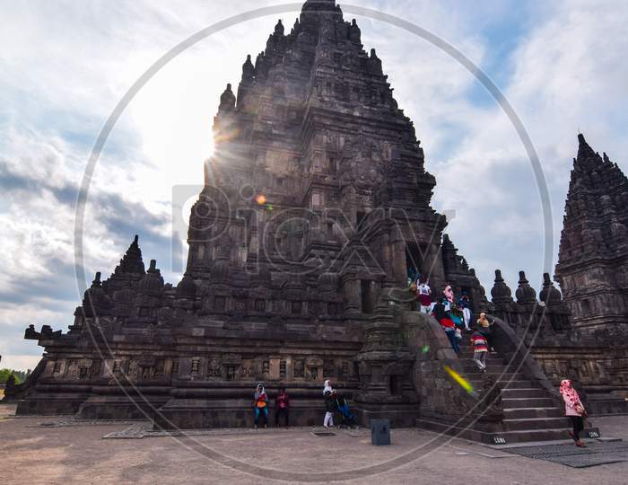 The Prambanan Temples in Jogjakarta Indoneesia