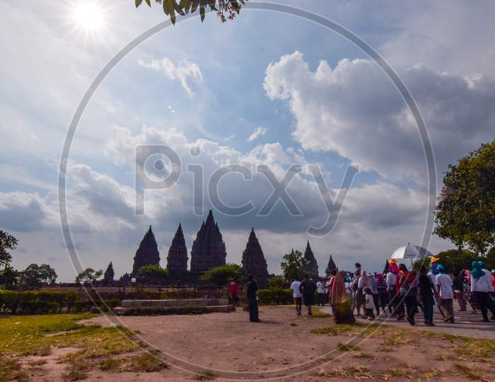 The Prambanan Temples in Jogjakarta Indoneesia