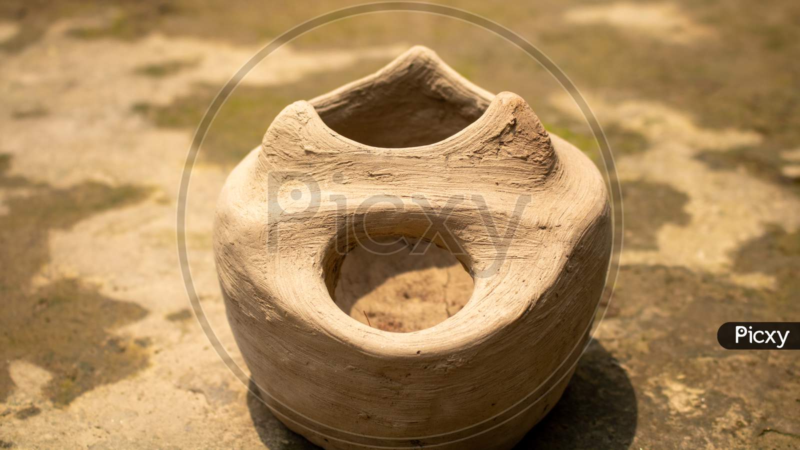 This Is A Handmade Bangladeshi Clay Stove. It Is Used For Cooking In Rural Bengal. The Image Highlights The Heritage Of The Village.