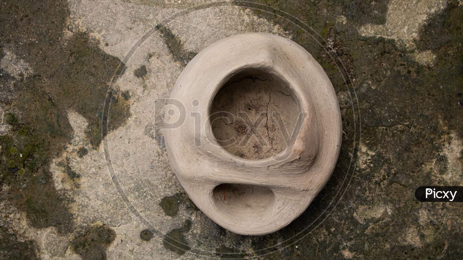 This Is A Handmade Bangladeshi Clay Stove. It Is Used For Cooking In Rural Bengal.