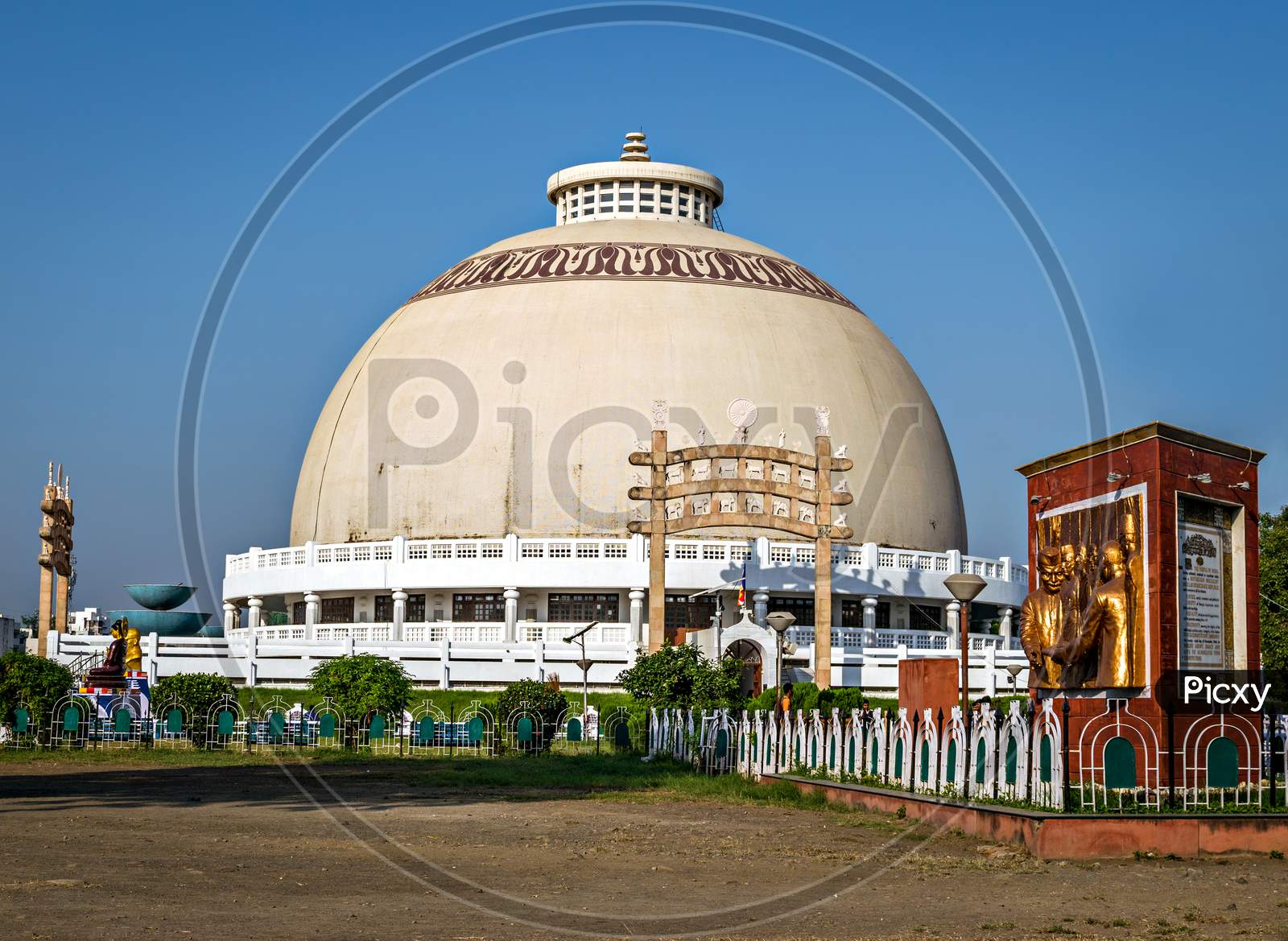 Deekshabhoomi dome in Nagpur, India.