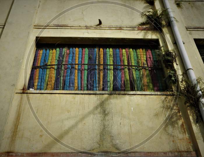 A local weaving factory