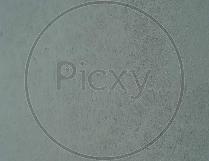 Grey Cement Wall Plaster Pattern Closeup. Texture Wall With Attractive Cement Wall Plaster.