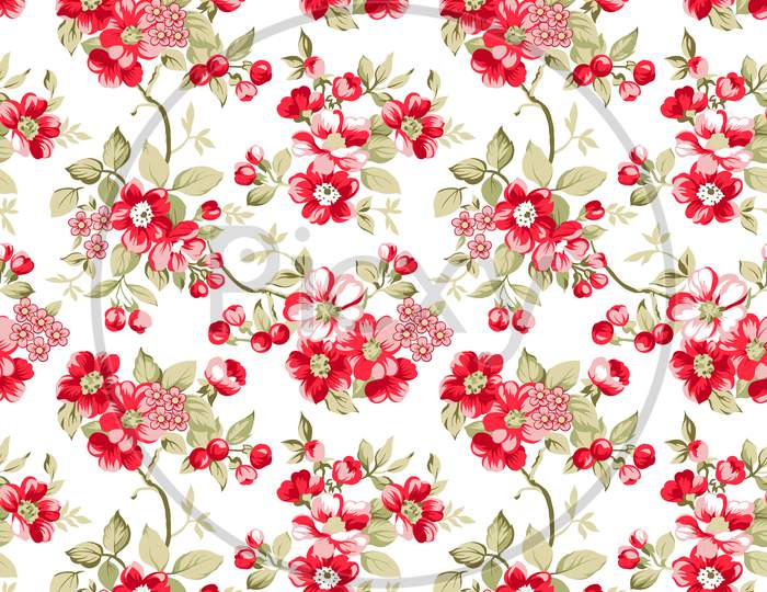 Floral Pattern Design For fabric, covers etc