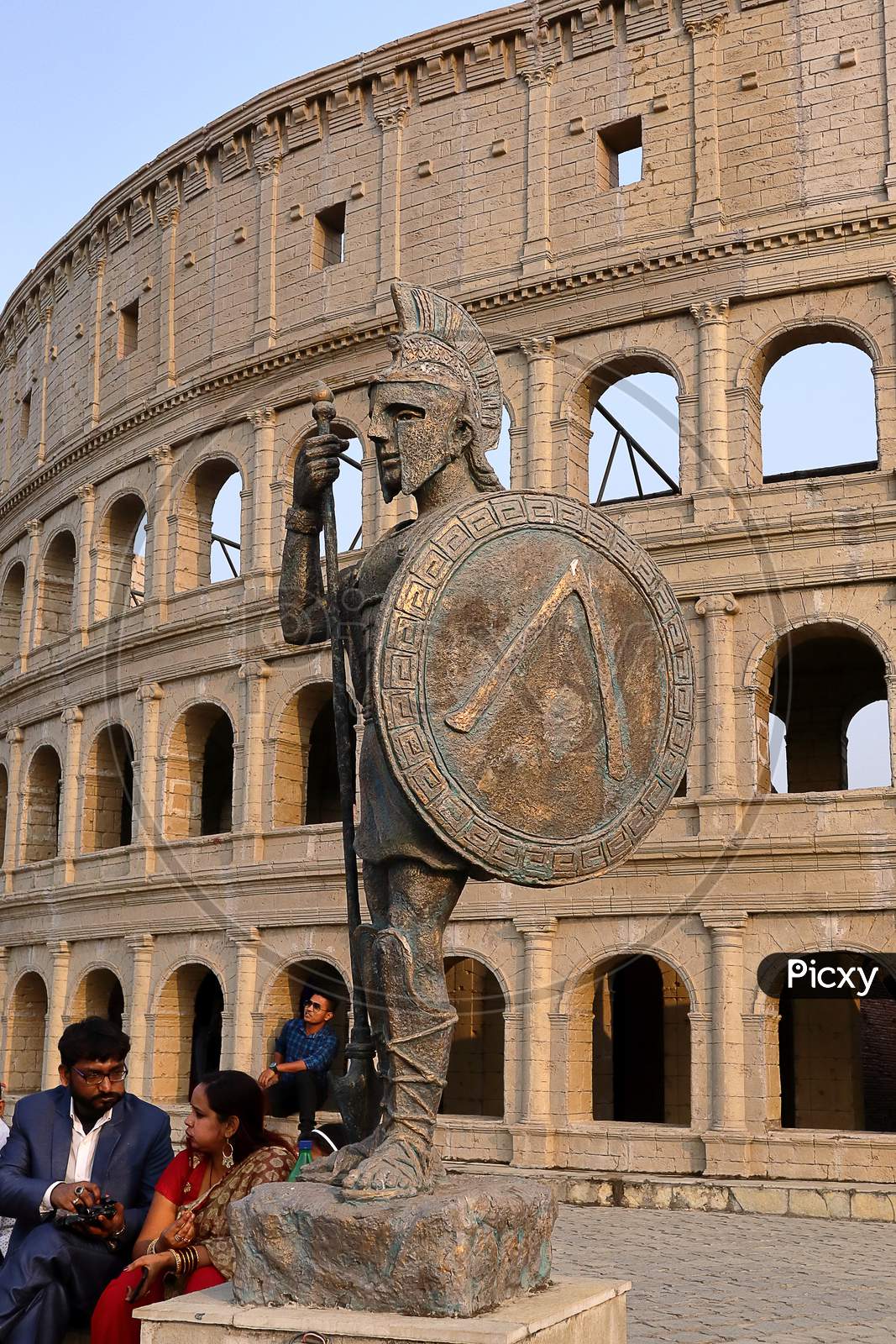 Model Colosseum Of Rome.