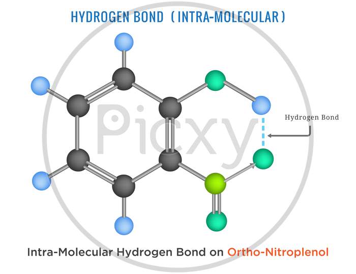 Hydrogen Bond, Intra Molecular Hydrogen Bond In Ortho Nitrophenol 2