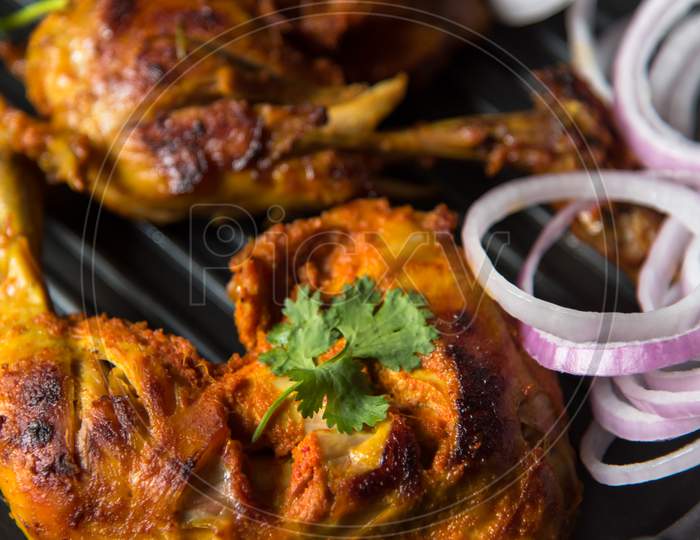 Arabian delicacy chicken tandoori.