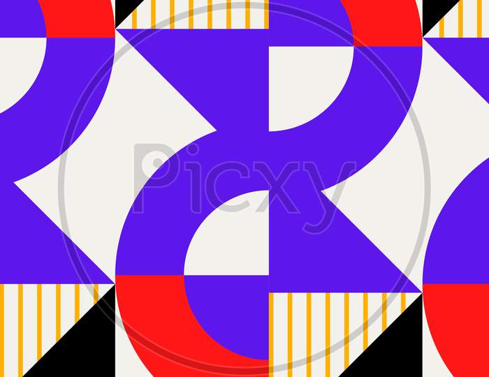 Geometric Abstract Or Illustration For Video Background