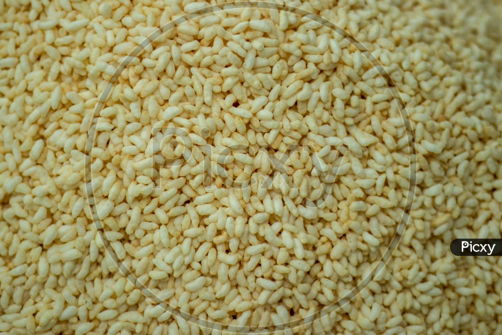 Muri Or Puffed White Rice Is Famous Savory Of Asia Subcontinent Food