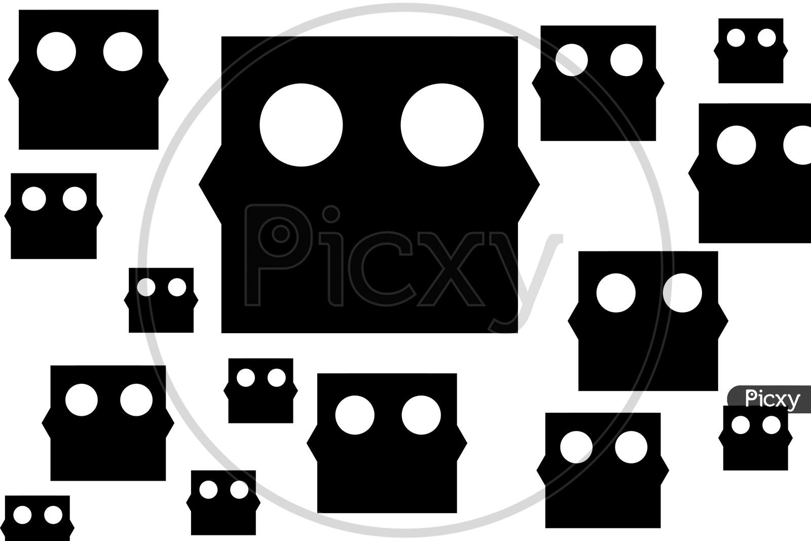 Bot Abstract Or Illustration For Video Background