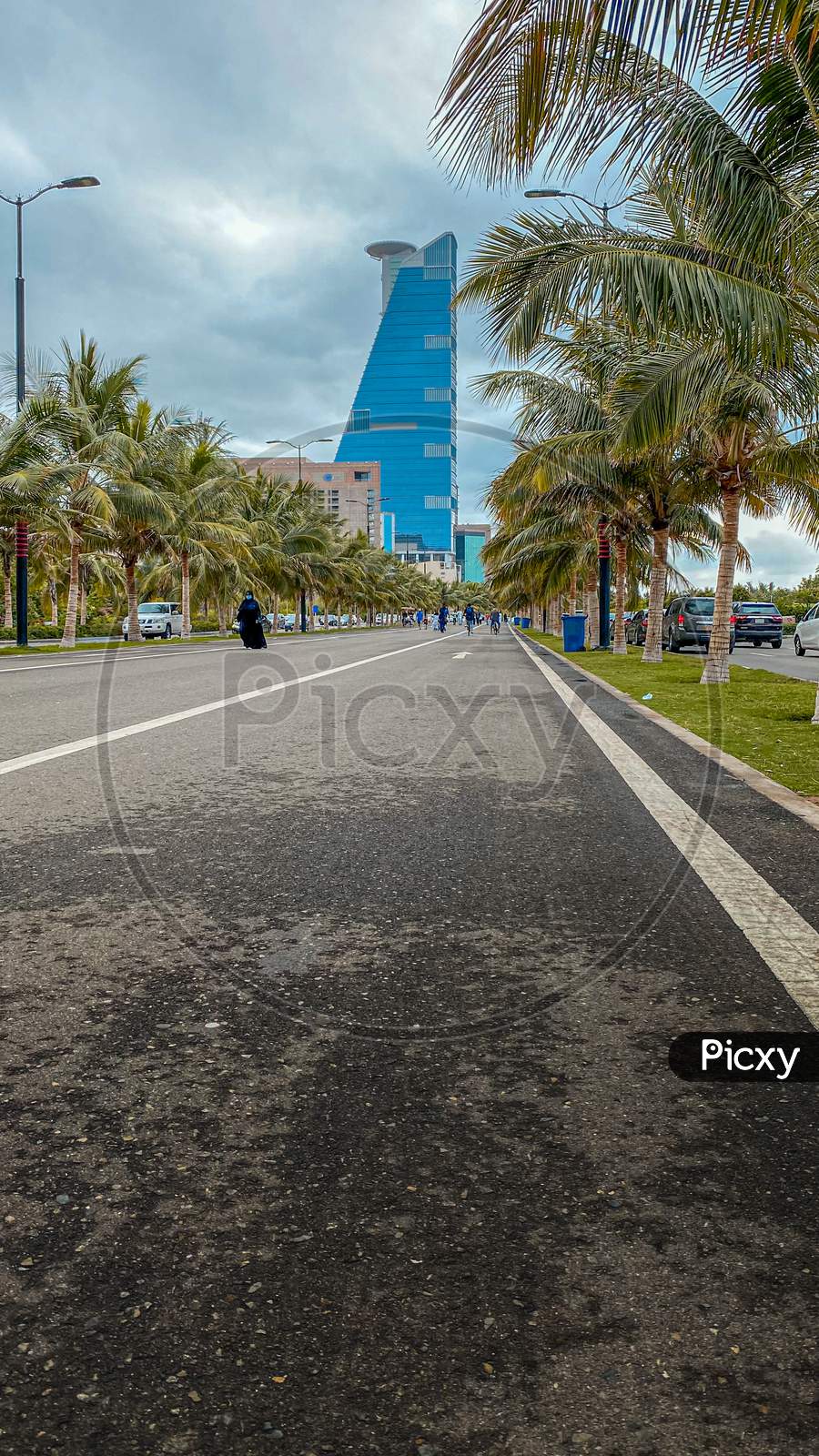 Walking,Path,Street,In,Corniche,,Jeddah,,Saudi,Arabia,,2021
