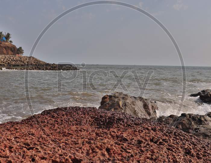 This is the arjuna beach from goa.