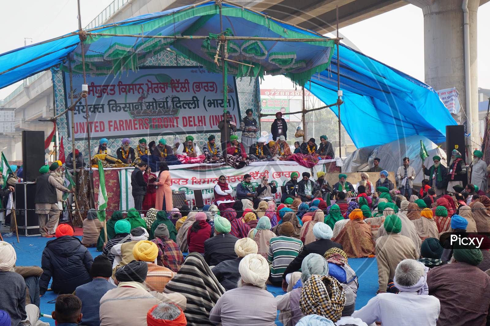 Farmers' Protest Visuals Tikri Border 17 January 2021