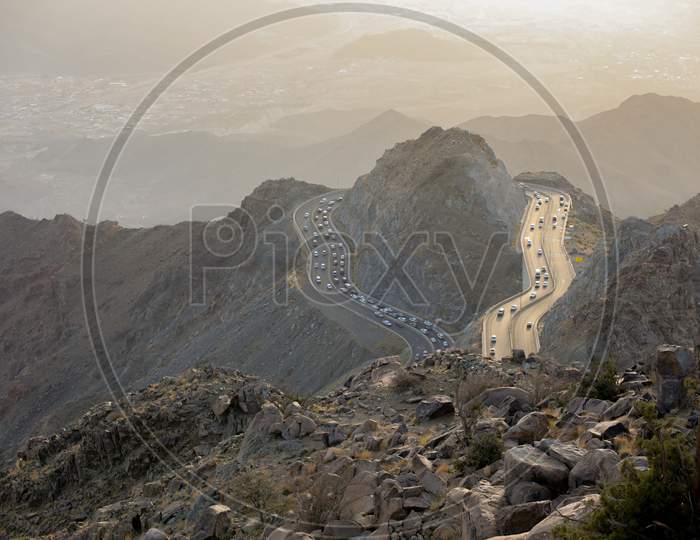 Taif,Ksa,,,Mountains,In,Al,Taif,,Saudi,Arabia