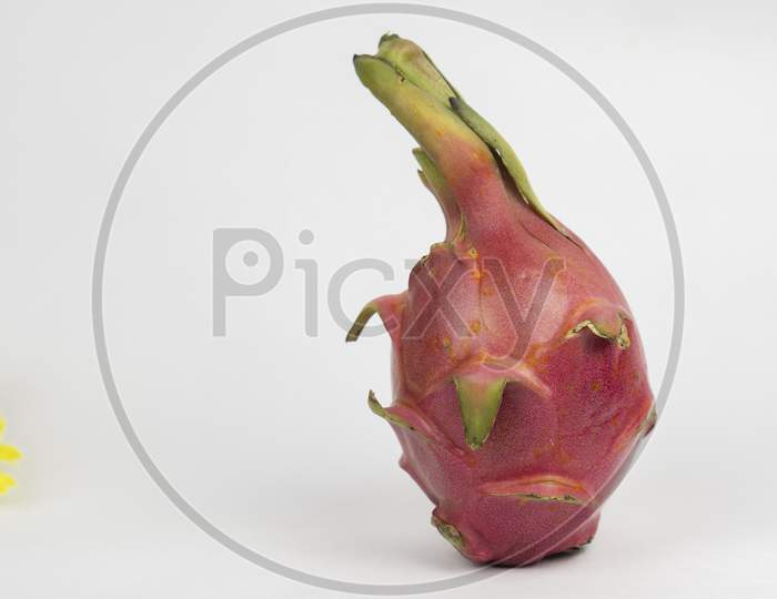 Dragon Fruit with White Background