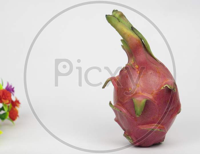 Dragon Fruit with White Background