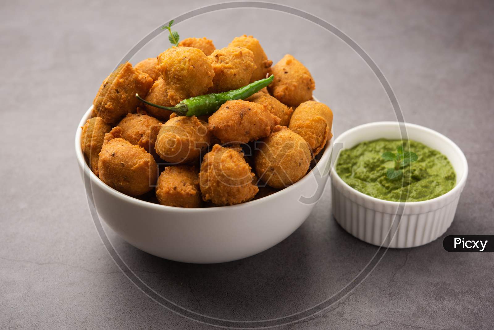 Image of Indian Tasty Moong Dal Vada, Pakora, Bhajiya, Yellow Split ...