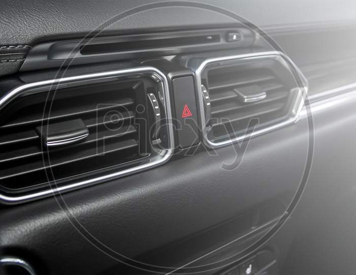 Close Up Deflector,  Car Ventilation System. Car Air Conditioner