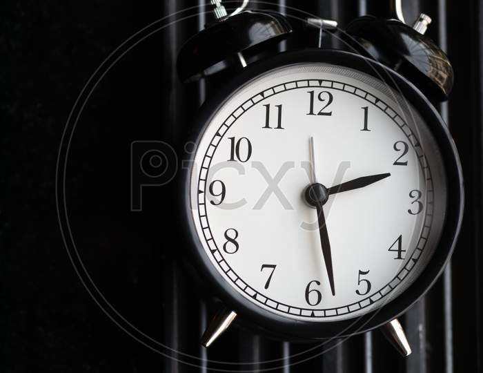 Black Alarm Clock