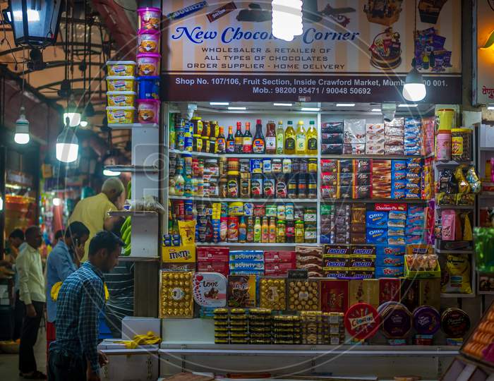 Mahatma Jyotiba Phule Mandai, One Of South Mumbai'S Most Famous Markets Having Wholesale Shops Of Dry Fruits And Grocery Stores