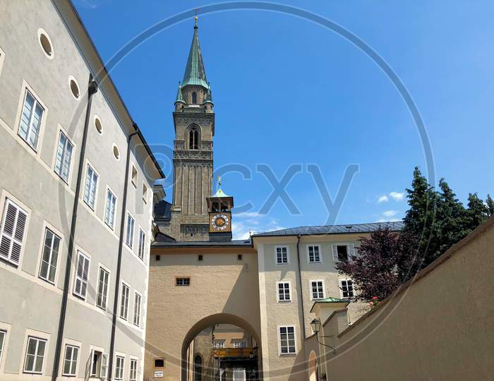 Catholic Church In The City Of Salzburg In Austria 10.6.2018