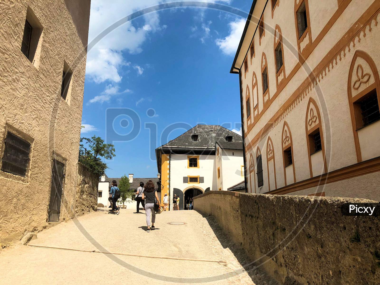Historic Castle In Salzburg In Austria 10.6.2018