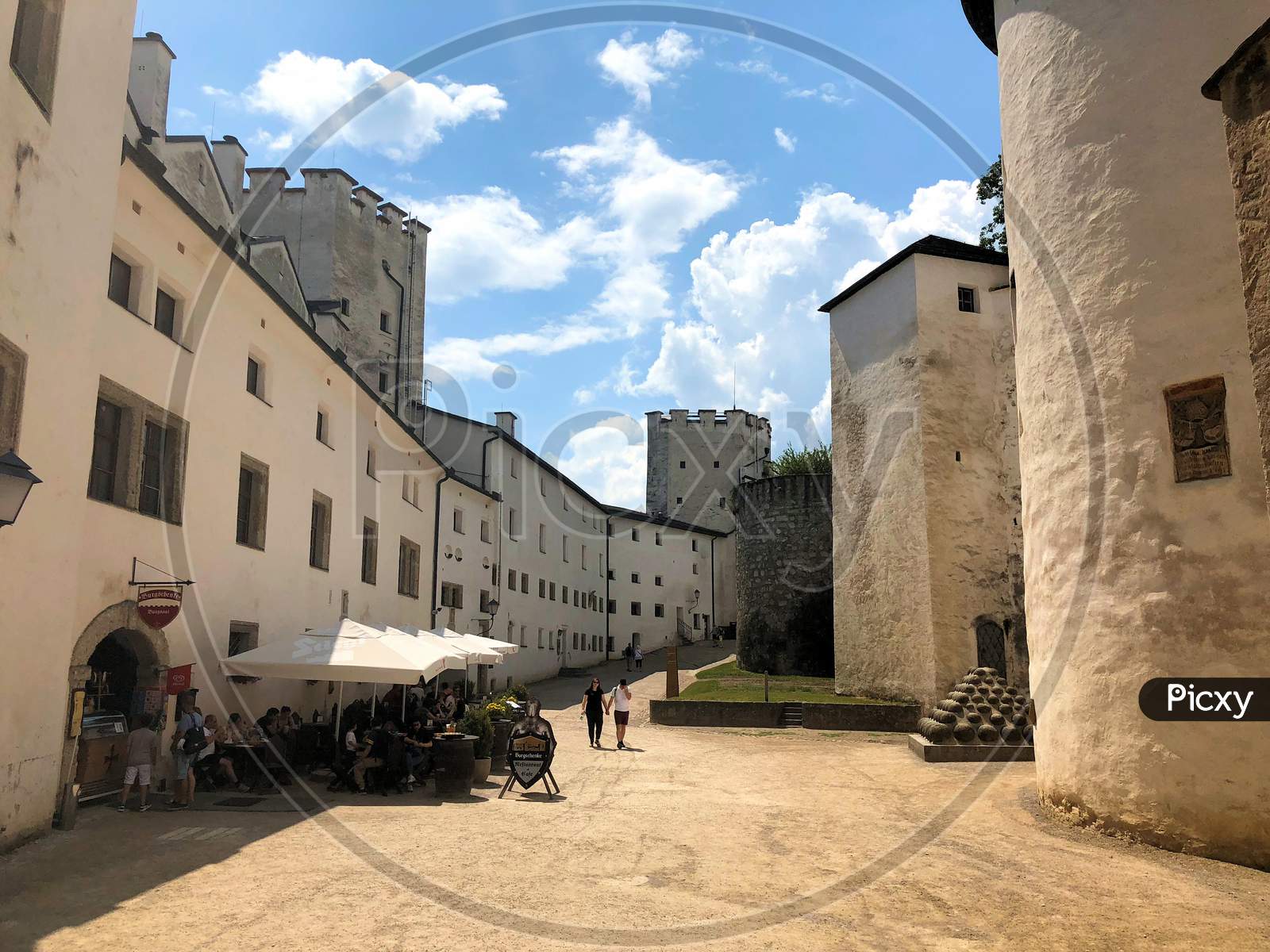 Historic Castle In Salzburg In Austria 10.6.2018