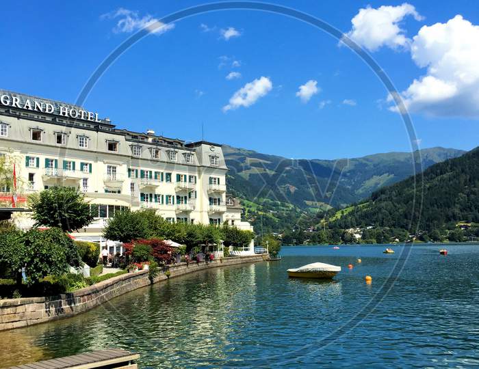 Lovely View Over The Lake In Zell Am See In Austria 16.8.2016