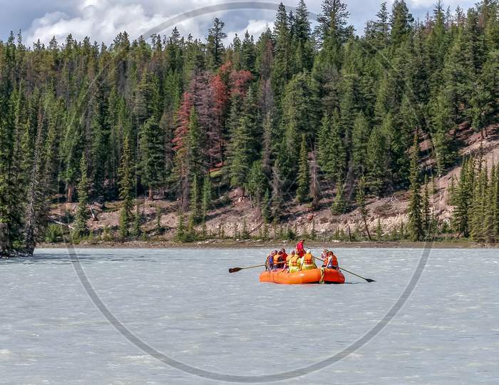 Whitewater Rafting On The Athabasca River