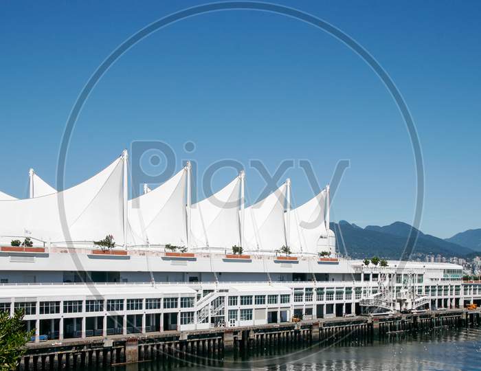 Vancouver, British Columbia, Canada - August 14 : View Of Canada Place In Vancouver On August 14, 2007