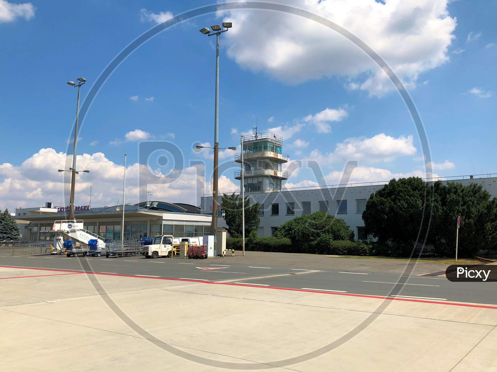 International Airport In Prague In Czech Republic 14.7.2018