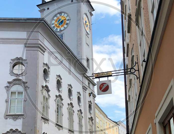 Catholic Church In The City Of Salzburg In Austria 10.6.2018